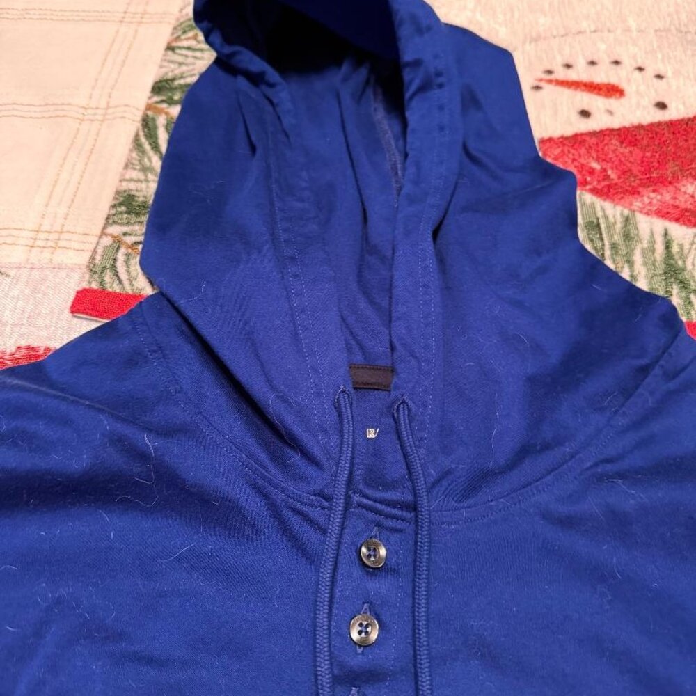 New without tags Polo Ralph Lauren Jersey Hoodie XL Blue